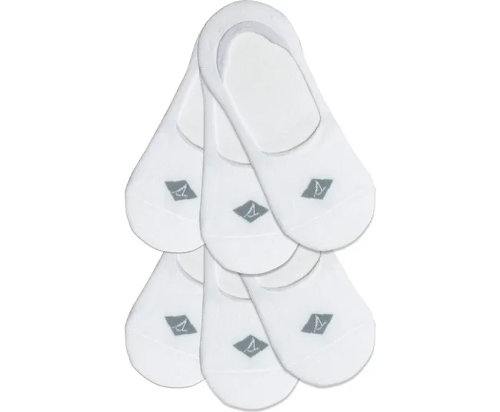 Women Sneaker 6Pack Liner Sock White Sperry Socks and Liners