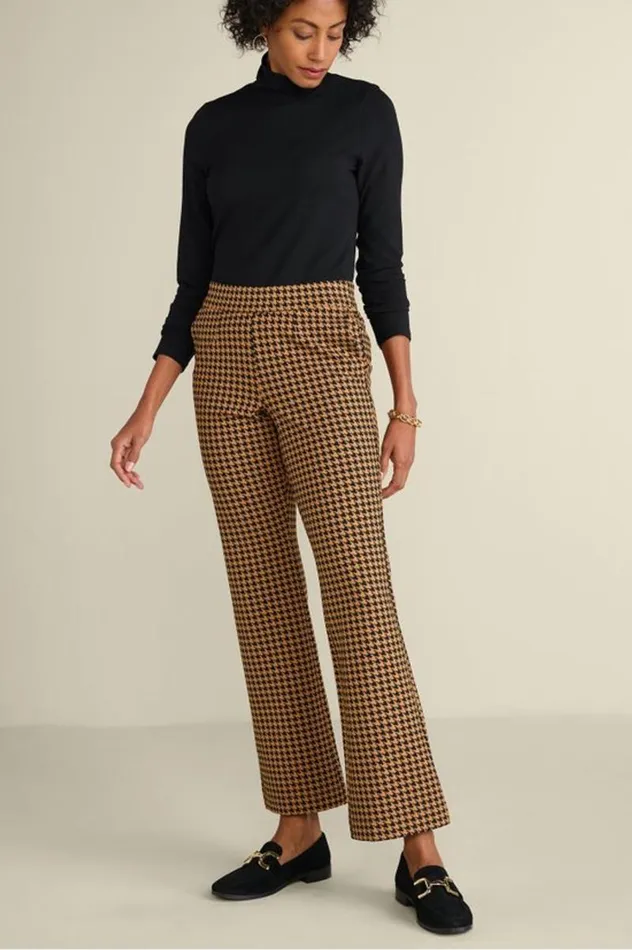 Women Soft Essential Ponte Bootcut Pants Black Soft Surroundings Pants