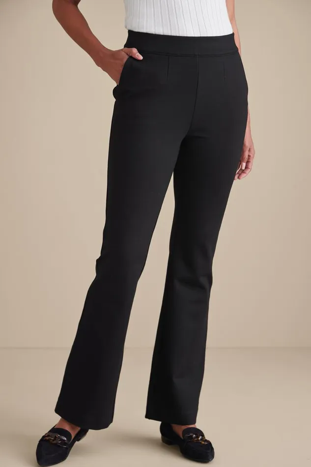 Women Soft Essential Ponte Bootcut Pants Black Soft Surroundings Pants Women Soft Essential Ponte Bootcut Pants Black Soft Surroundings Pants