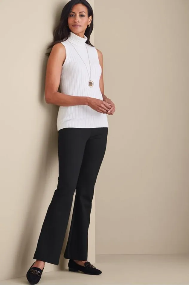 Women Soft Essential Ponte Bootcut Pants Black Soft Surroundings Pants Women Soft Essential Ponte Bootcut Pants Black Soft Surroundings Pants