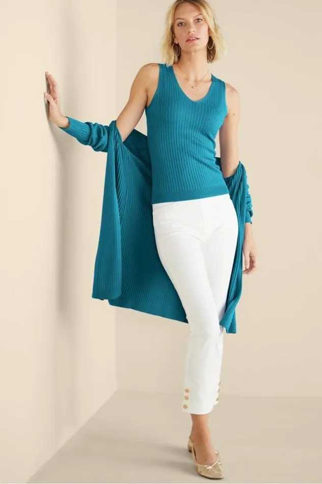 Women Soft Essential Ribbed Sweater Tank Jester Red Soft Surroundings Tops Women Soft Essential Ribbed Sweater Tank Jester Red Soft Surroundings Tops