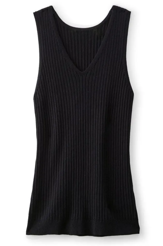 Women Soft Essential Ribbed Sweater Tank Jester Red Soft Surroundings Tops Women Soft Essential Ribbed Sweater Tank Jester Red Soft Surroundings Tops