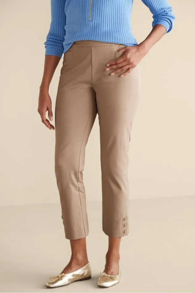 Women Soft Essential Superla Slim Leg Crop Pants Black Soft Surroundings Pants Women Soft Essential Superla Slim Leg Crop Pants Black Soft Surroundings Pants