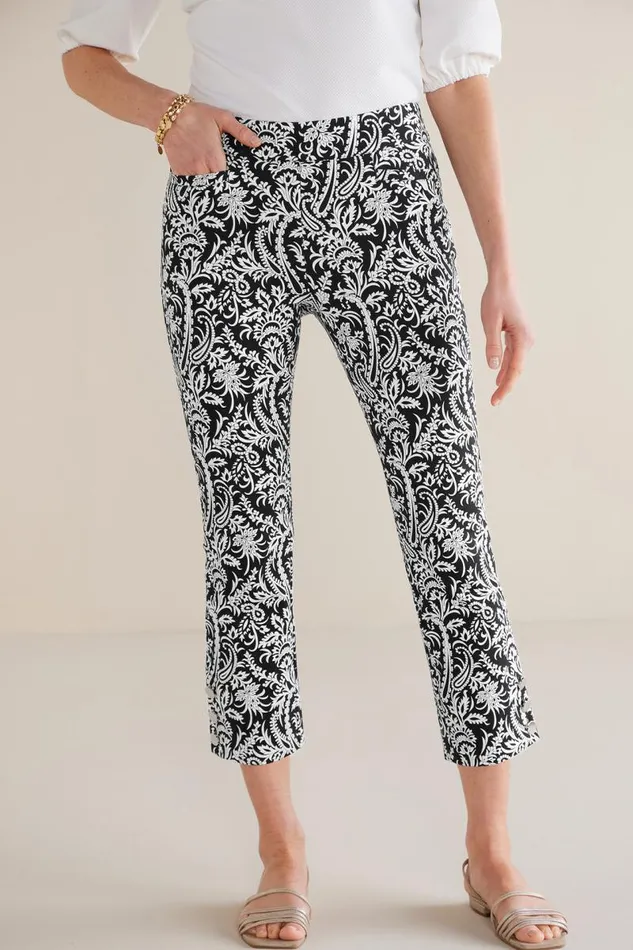 Women Soft Essential Superla Slim Leg Crop Pants Black Soft Surroundings Pants Women Soft Essential Superla Slim Leg Crop Pants Black Soft Surroundings Pants