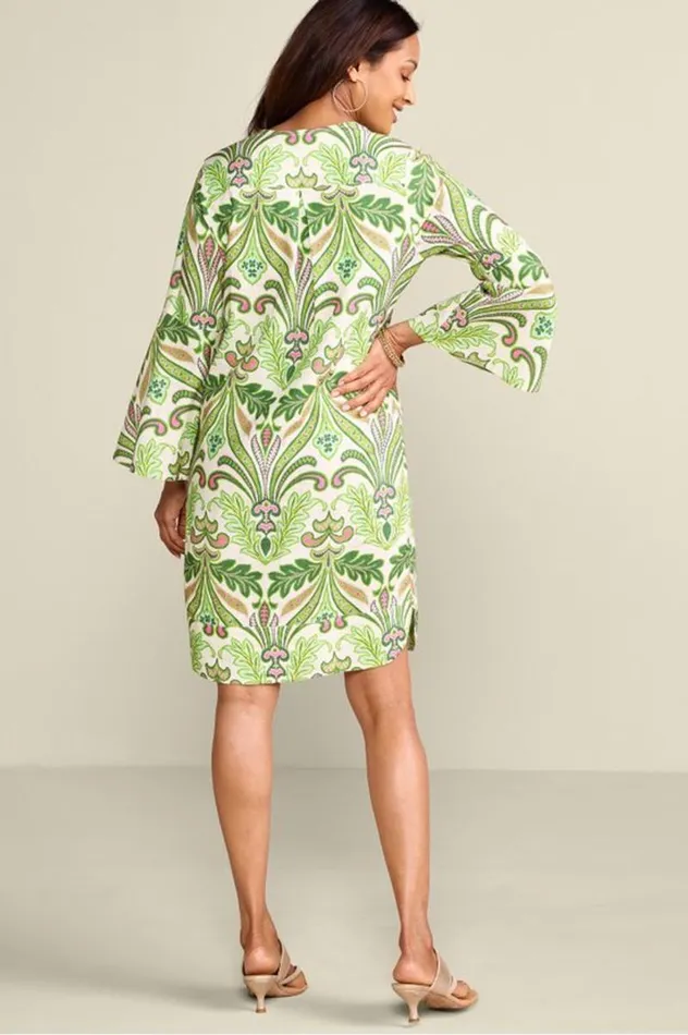 Women Soleil Linen Blend Dress Pink Peacock Soft Surroundings Dresses Women Soleil Linen Blend Dress Pink Peacock Soft Surroundings Dresses