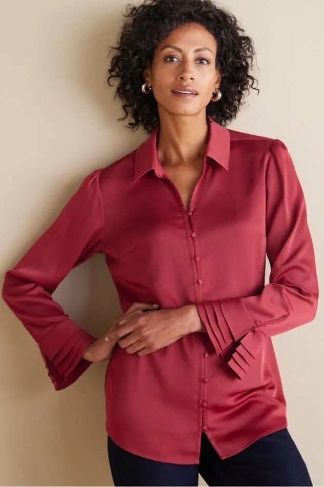 Women Sonnet Blouse Ecru Soft Surroundings Tops Women Sonnet Blouse Ecru Soft Surroundings Tops