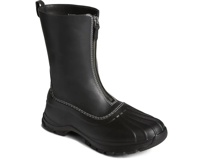 Women Sperry X Who What Wear Duck Float Zip Up Boot Black Sperry Boots Women Sperry X Who What Wear Duck Float Zip Up Boot Black Sperry Boots