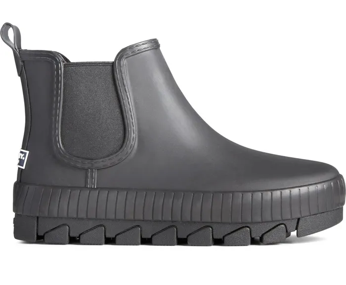 Women Torrent Chelsea Waterproof Rain Boot Black Sperry Boots