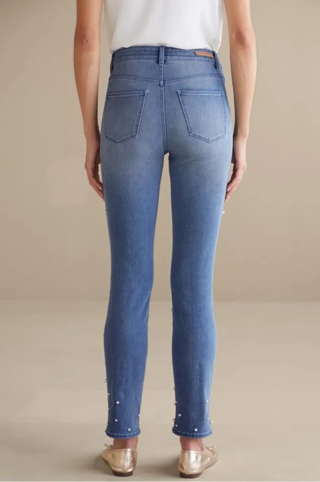 Women Ultimate Denim Pearl Straight Leg Jeans Icy Blue Wash Soft Surroundings Jeans Women Ultimate Denim Pearl Straight Leg Jeans Icy Blue Wash Soft Surroundings Jeans