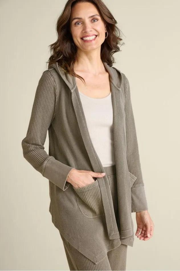 Women Vala Waffle Topper Dusty Olive Soft Surroundings Toppers