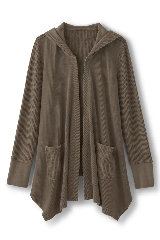 Women Vala Waffle Topper Dusty Olive Soft Surroundings Toppers Women Vala Waffle Topper Dusty Olive Soft Surroundings Toppers