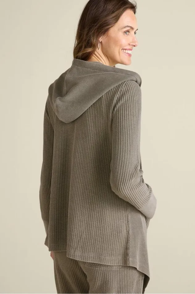 Women Vala Waffle Topper Dusty Olive Soft Surroundings Toppers Women Vala Waffle Topper Dusty Olive Soft Surroundings Toppers