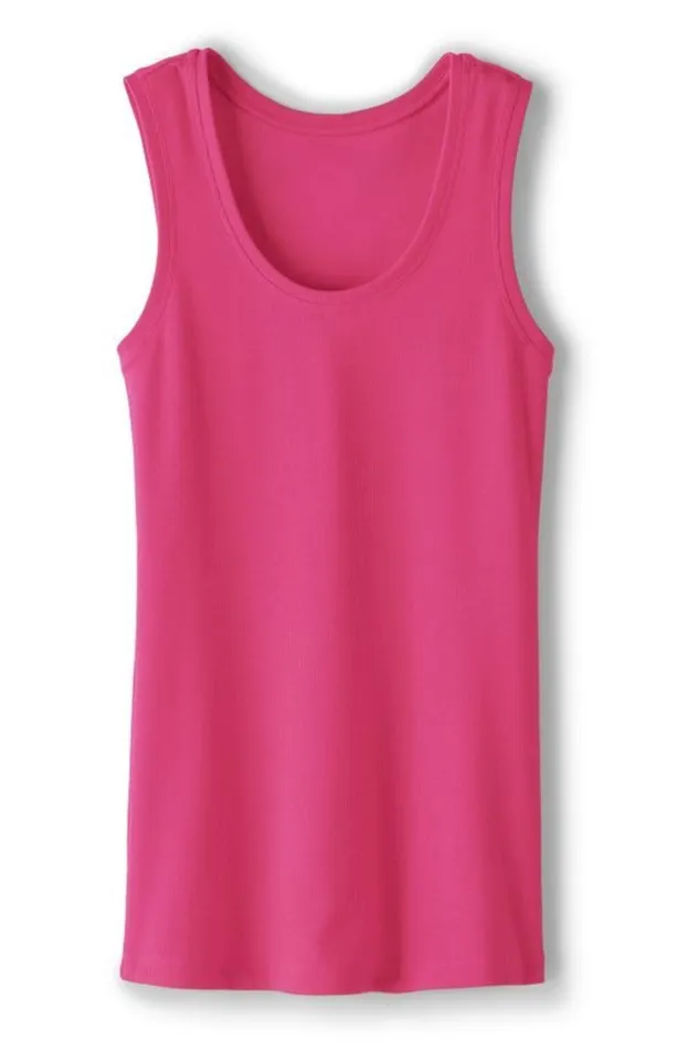Women Veronica Ribbed Tank American Beauty Soft Surroundings Tops Women Veronica Ribbed Tank American Beauty Soft Surroundings Tops