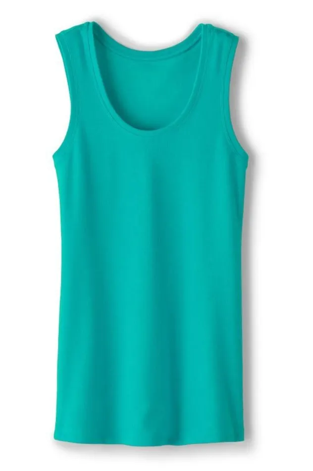 Women Veronica Ribbed Tank American Beauty Soft Surroundings Tops Women Veronica Ribbed Tank American Beauty Soft Surroundings Tops