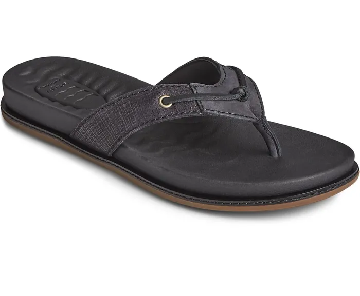 Women Waveside PLUSHWAVE Flip Flop Black Sperry Sandals Women Waveside PLUSHWAVE Flip Flop Black Sperry Sandals