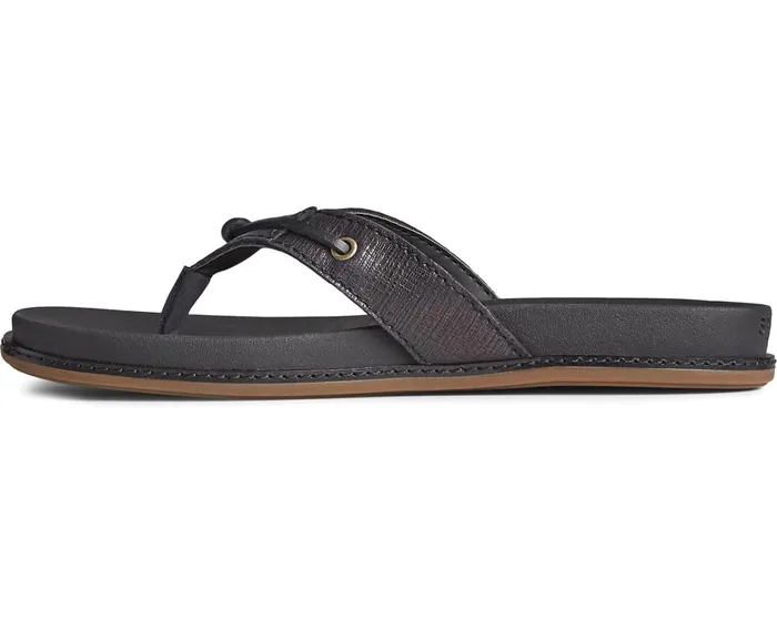Women Waveside PLUSHWAVE Flip Flop Black Sperry Sandals Women Waveside PLUSHWAVE Flip Flop Black Sperry Sandals