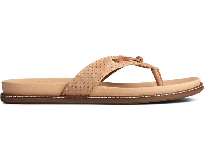Women Waveside PLUSHWAVE Flip Flop Brown Sperry Sandals