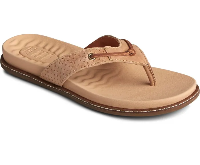 Women Waveside PLUSHWAVE Flip Flop Brown Sperry Sandals Women Waveside PLUSHWAVE Flip Flop Brown Sperry Sandals