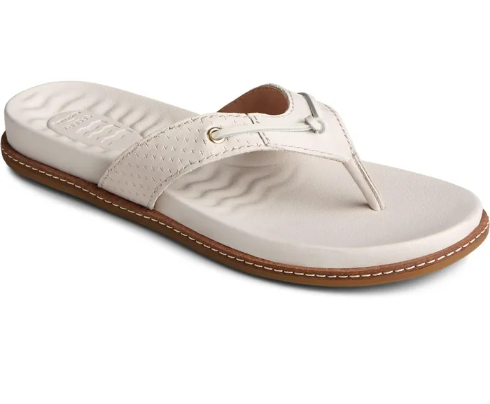 Women Waveside PLUSHWAVE Flip Flop Ivory Sperry Sandals Women Waveside PLUSHWAVE Flip Flop Ivory Sperry Sandals
