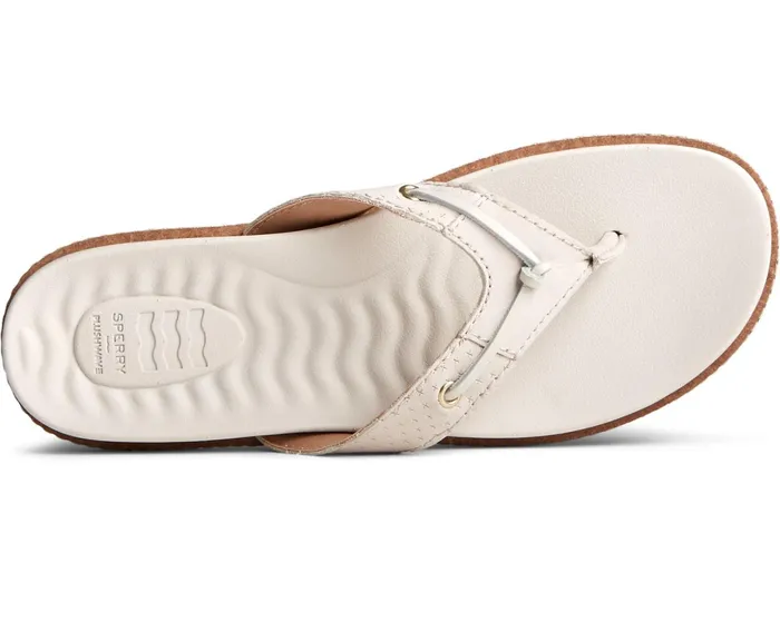 Women Waveside PLUSHWAVE Flip Flop Ivory Sperry Sandals Women Waveside PLUSHWAVE Flip Flop Ivory Sperry Sandals