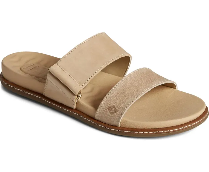 Women Waveside PLUSHWAVE Slide Sandal Tan Sperry Sandals Women Waveside PLUSHWAVE Slide Sandal Tan Sperry Sandals