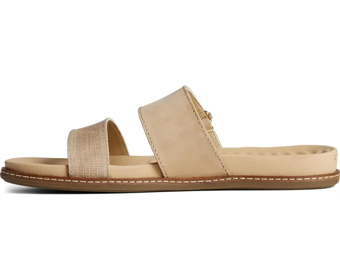 Women Waveside PLUSHWAVE Slide Sandal Tan Sperry Sandals Women Waveside PLUSHWAVE Slide Sandal Tan Sperry Sandals