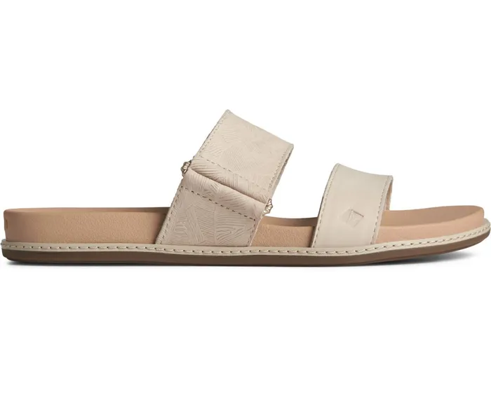 Women Waveside Slide Sandal White Sperry Sandals