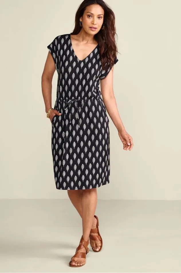Women Whitley Short Dress Soa Paolo Leaves Soft Surroundings Dresses