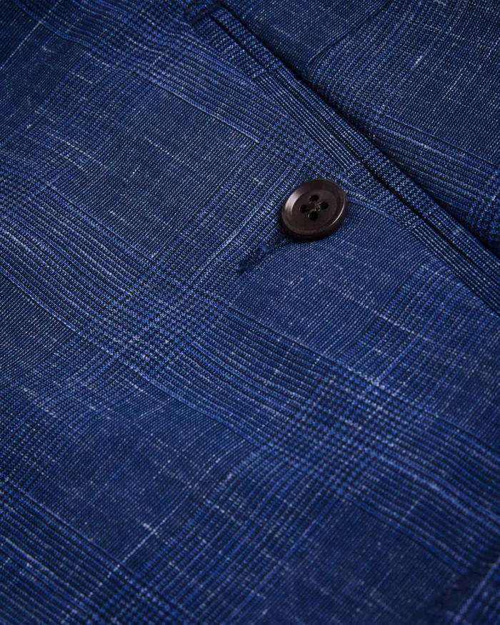 Wool And Linen Check Suit Trousers Navy Men Ted Baker Clothing Wool And Linen Check Suit Trousers Navy Men Ted Baker Clothing