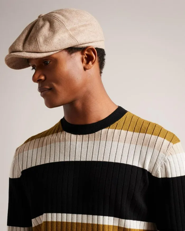 Wool Blend Baker Boy Cap Camel Men Ted Baker Hats and Caps Wool Blend Baker Boy Cap Camel Men Ted Baker Hats and Caps