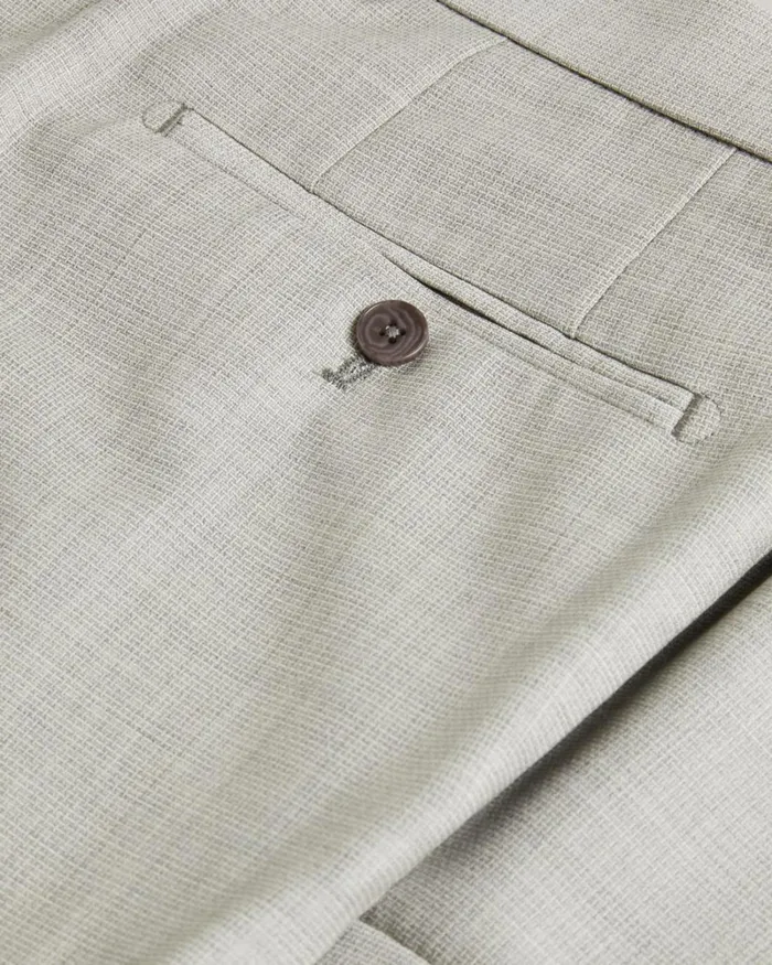 Wool Cross Hatch Suit Trousers Stone Men Ted Baker Clothing Wool Cross Hatch Suit Trousers Stone Men Ted Baker Clothing