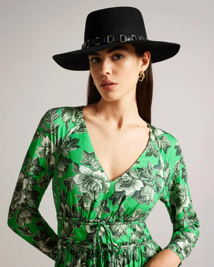 Wool Fedora Black Women Ted Baker Hats