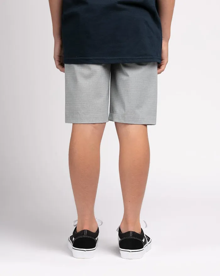 Youth Youth Bottoms TravisMathew ASHMORE YOUTH SHORT Heather Sharkskin