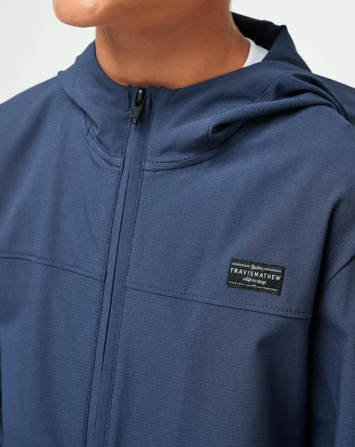 Youth Youth Tops TravisMathew WANDERLUST YOUTH HOODIE Mood Indigo