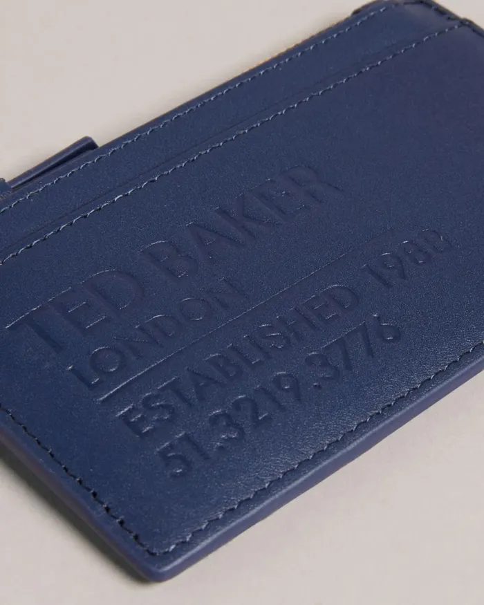 Zip Up Coin Purse Navy Women Ted Baker Wallets and Card Holders