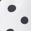 1930s Black and White Dot Flutter Sleeve Blouse Clothing Unique Vintage Blouses