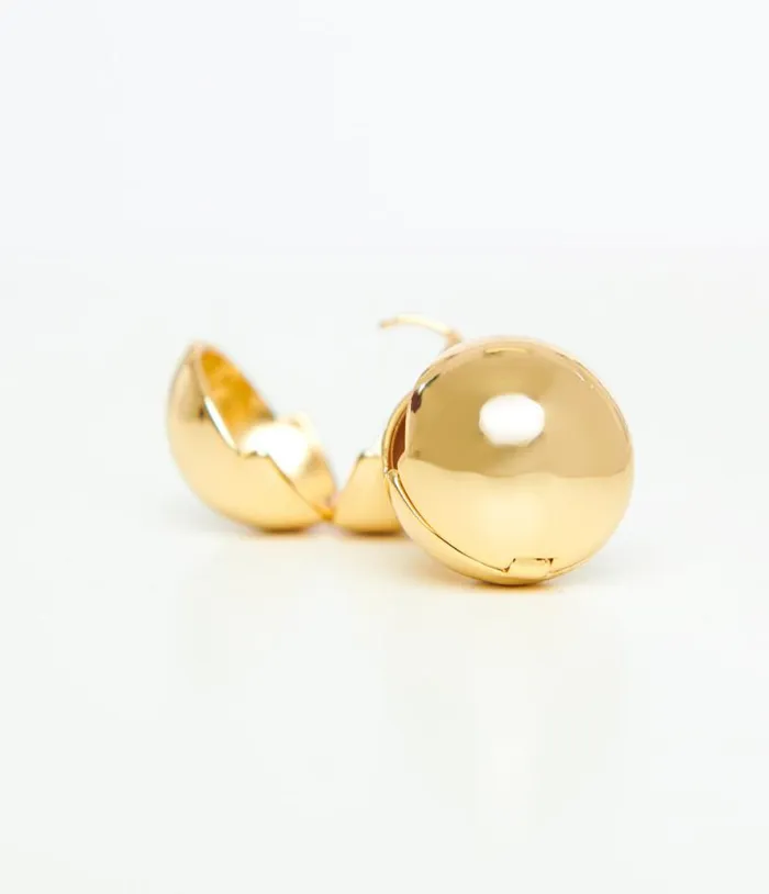 1930s Gold Ball Stud Earrings Accessories Unique Vintage Earrings