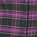 1940s Purple Plaid Addison Blouse Halloween Unique Vintage Tops