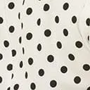 1940s White and Black Polka Dot Neck Tie Gwen Blouse Clothing Unique Vintage Blouses