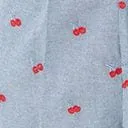 1960s Chambray and Cherry Cotton High Waist Stella Shorts Clothing Unique Vintage Shorts