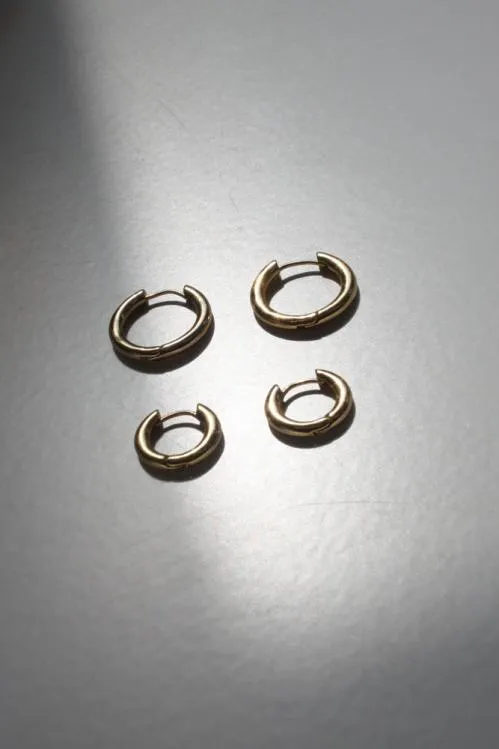 Accessories Jewellery Damson Madder Gold Charm Hoops 8211 Mini