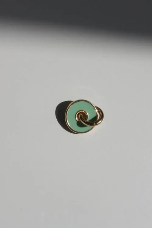 Accessories Jewellery Damson Madder Green Green Disc Charm