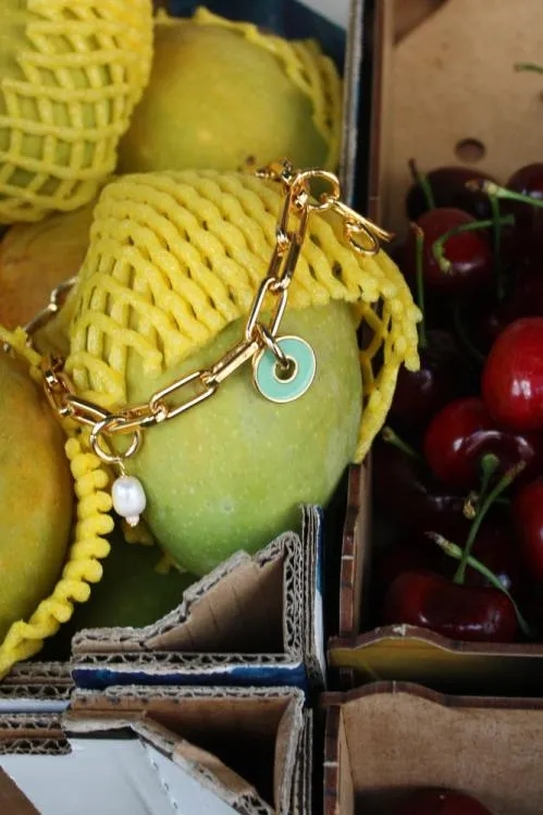 Accessories Jewellery Damson Madder Mega Gold Chain Bracelet