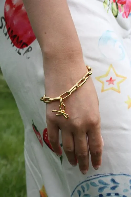 Accessories Jewellery Damson Madder Mega Gold Chain Bracelet