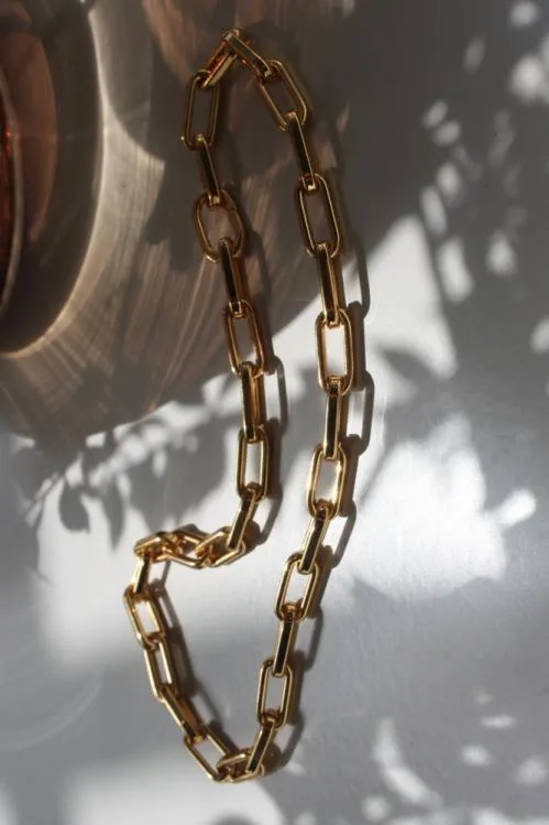 Accessories Jewellery Damson Madder Mega Gold Chain Necklace