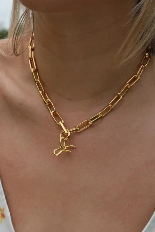 Accessories Jewellery Damson Madder Mega Gold Chain Necklace