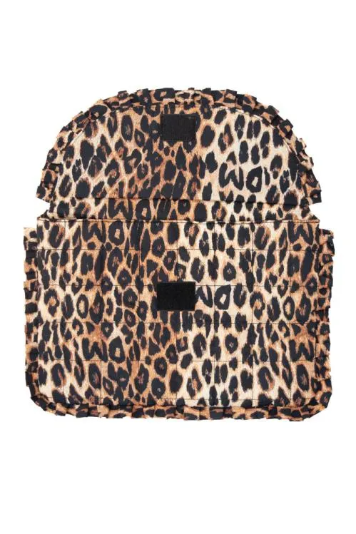 Accessories Laptop Covers Damson Madder Frill Laptop Bag In Leopard