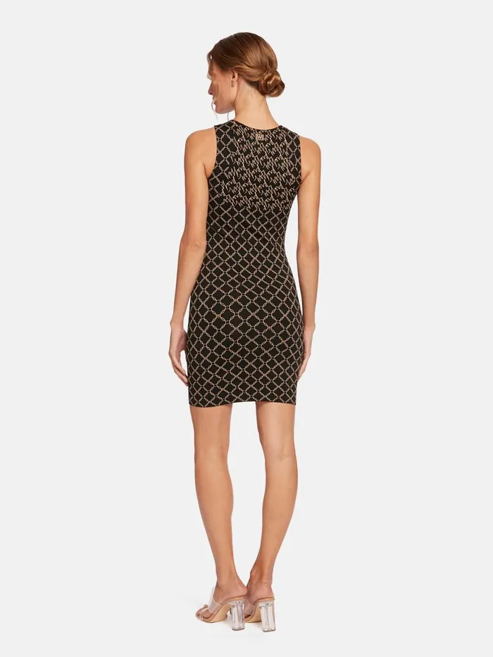 Aurora Monogram Dress Desertblack Women Wolford Dresses and Skirts