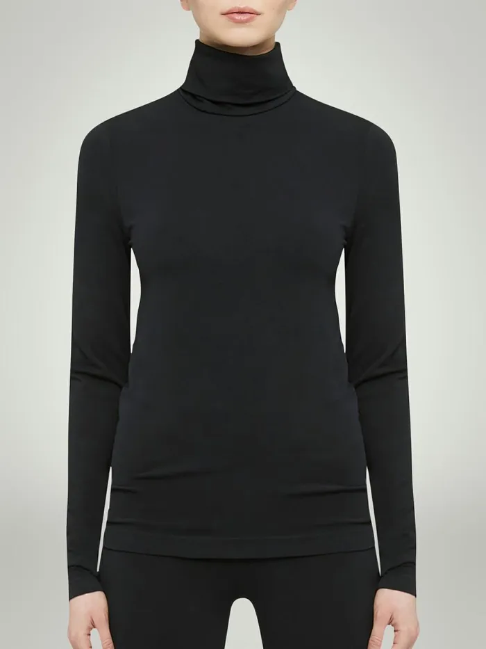 Aurora Pullover Black Women Wolford Longsleeve Shirts