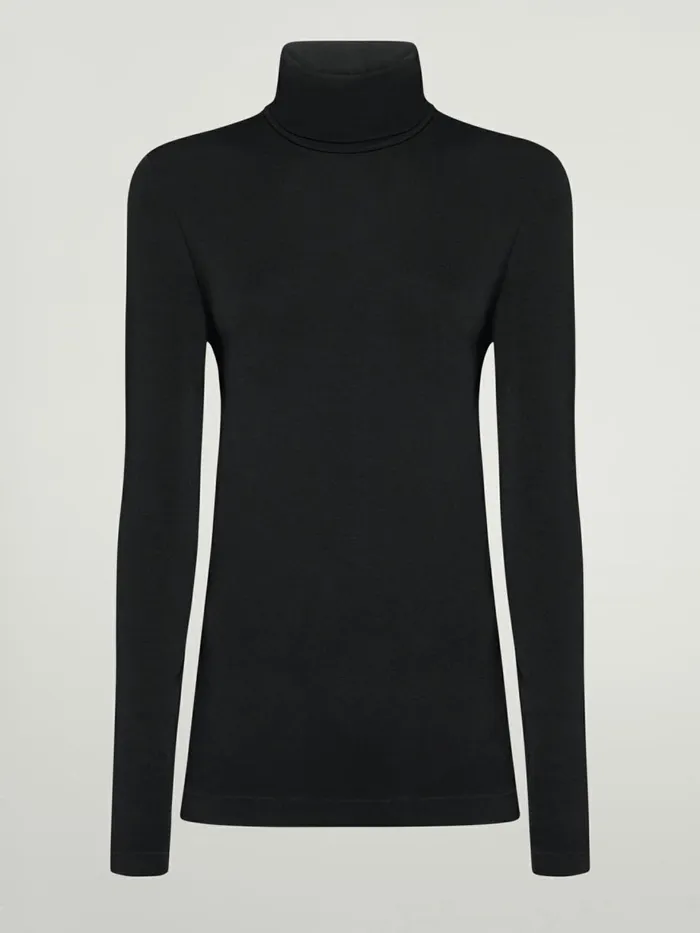 Aurora Pullover Black Women Wolford Longsleeve Shirts